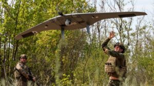 Российские дроны «Молния» уничтожили склад ГСМ ВСУ. Видео